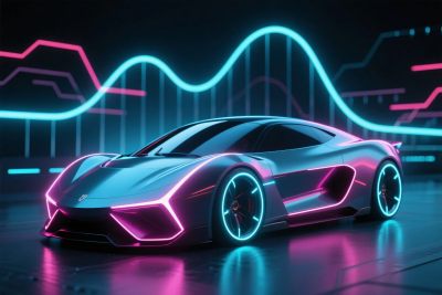 未来霓虹科幻跑车 未来霓虹科幻跑车