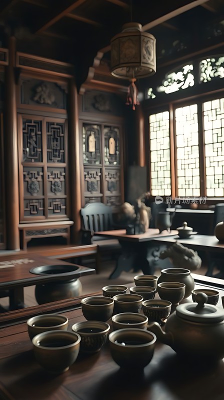 古风茶室雅集
