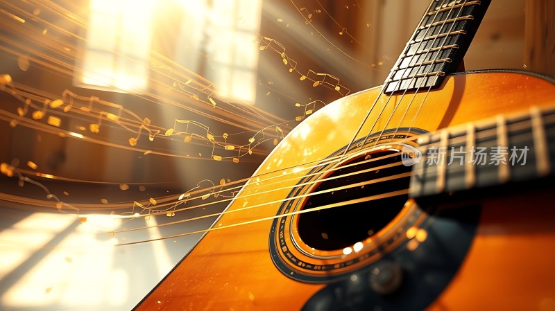 阳光下的吉他旋律