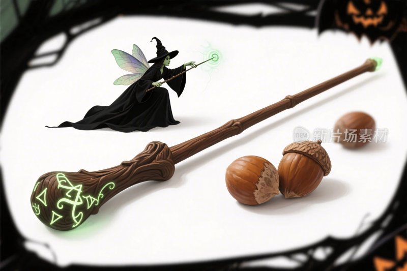 魔法魔杖与精灵