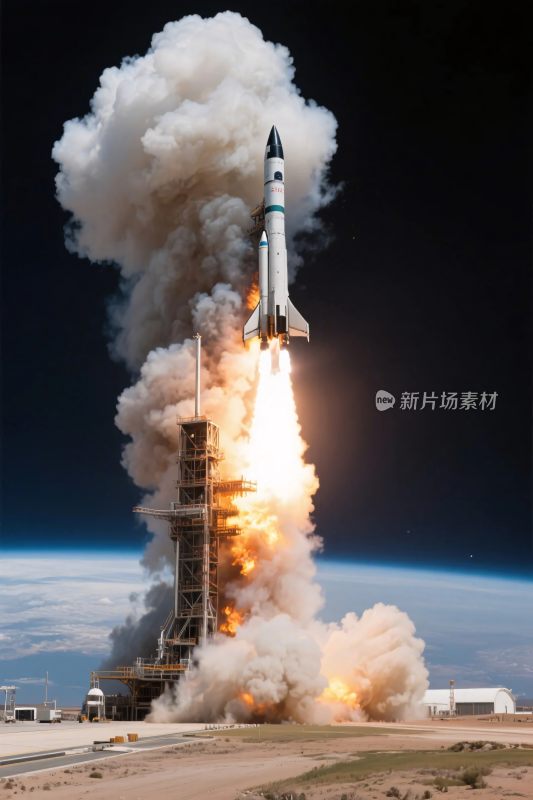 火箭发射升空瞬间