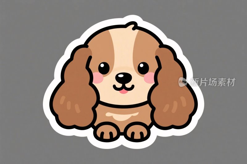 卡通小狗插画