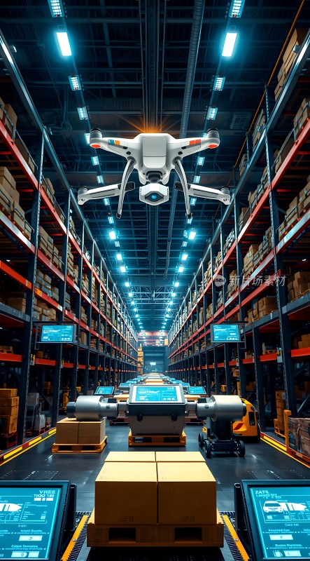 智能仓库科技物流新篇章