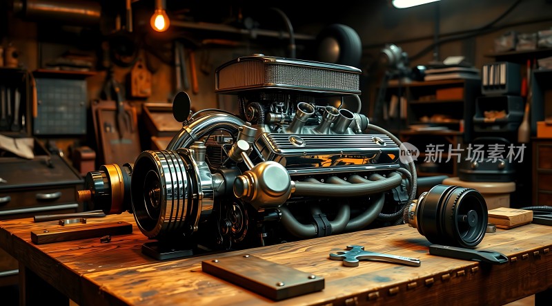 机械之美经典发动机与工具的结合