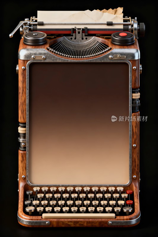 复古打字机创意设计