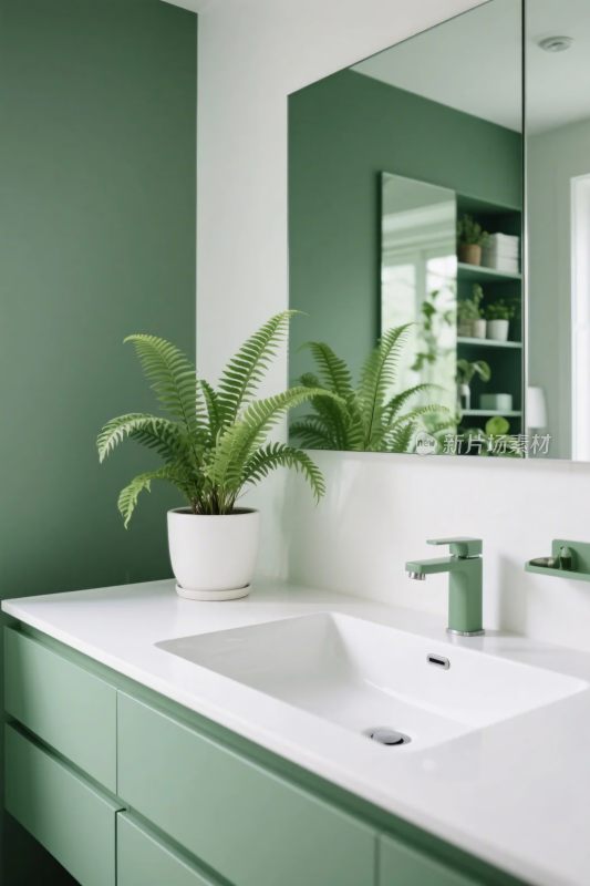 浴室洗手台场景