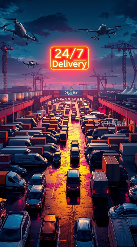 24/7全天候配送服务