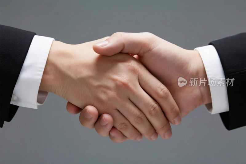 握手合作场景