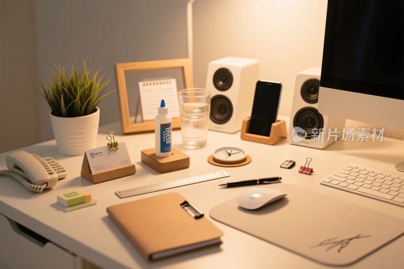 整洁办公桌面布置