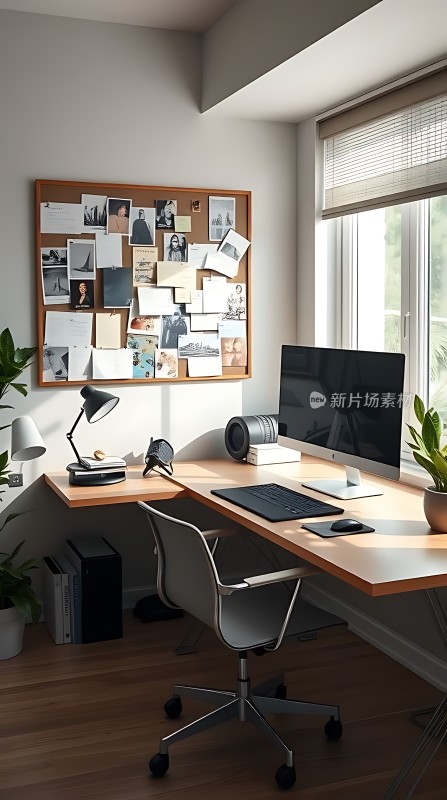 简约现代办公空间整洁明亮的工作环境