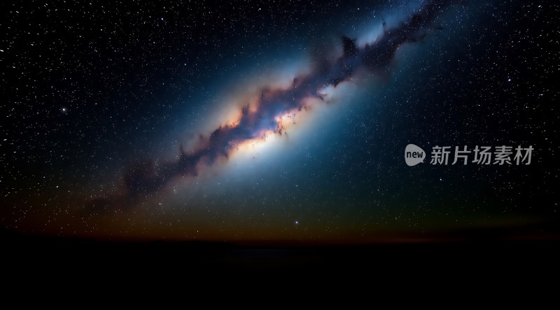 宇宙星河璀璨壮观