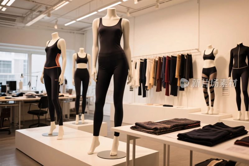 服装店室内陈列场景