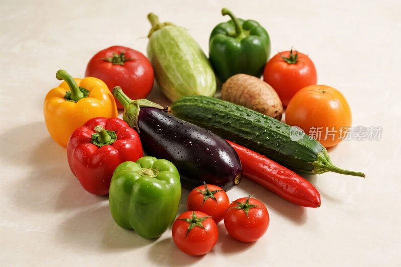各式新鲜蔬果集合
