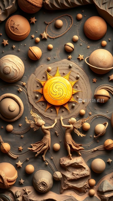 太阳系奇观行星舞者与星河