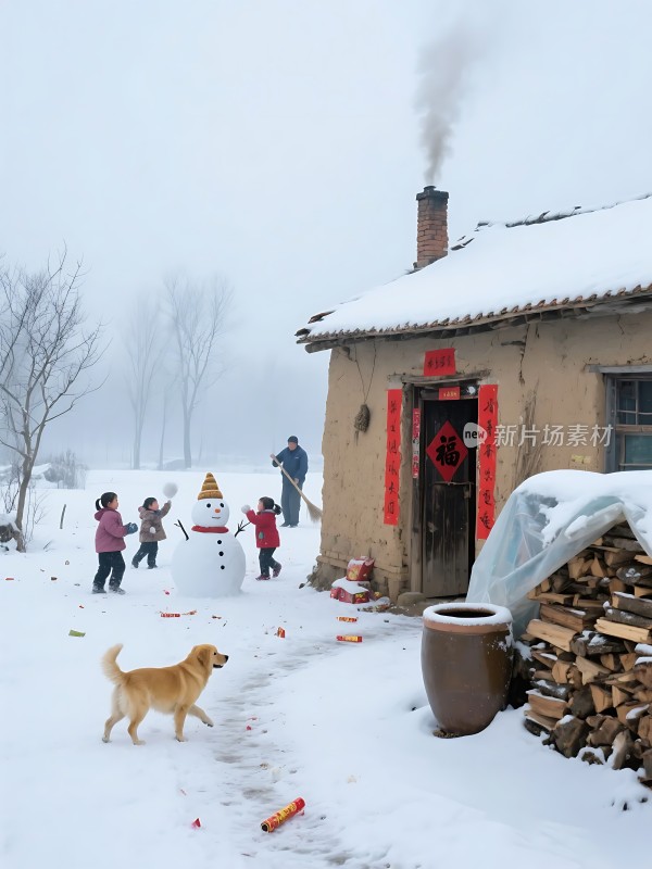 雪地里的欢乐时光