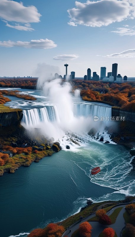 尼亚加拉瀑布奇观