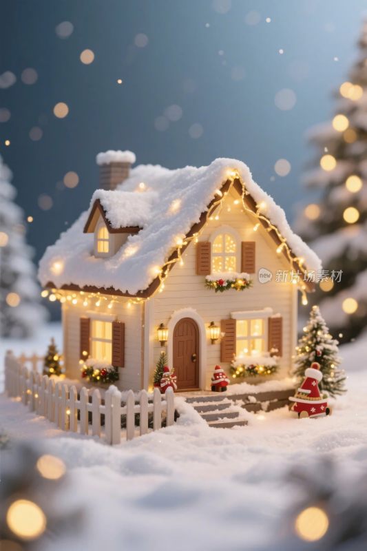 冬日童话小屋