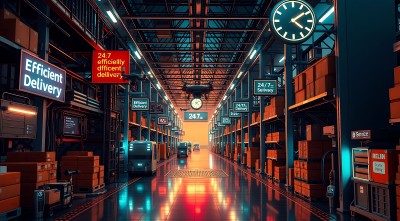 高效配送仓库24/7不间断服务