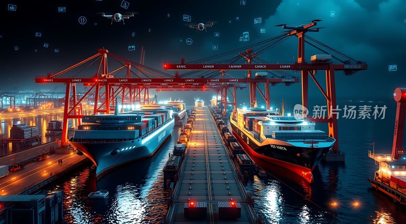 智慧港口未来物流新篇章