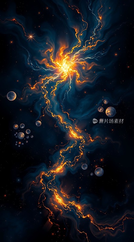 宇宙奇观星云与行星