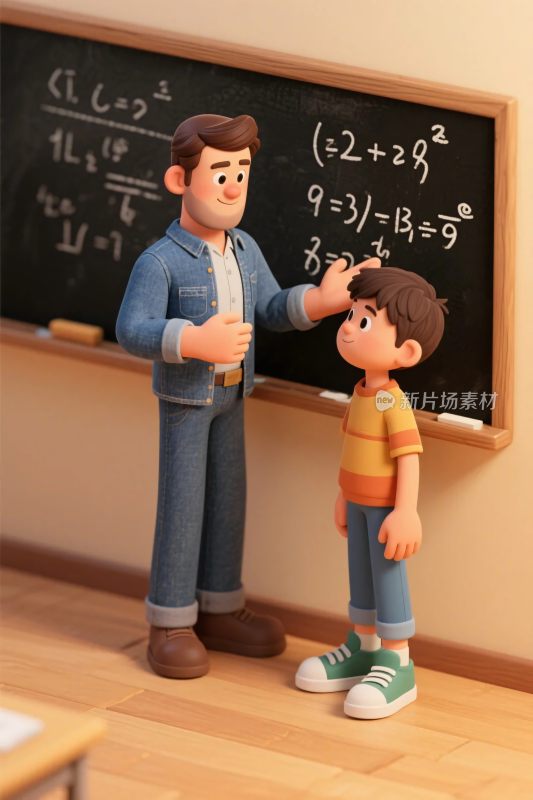 教室师生互动场景