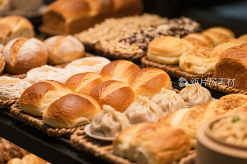 烘焙面包陈列图