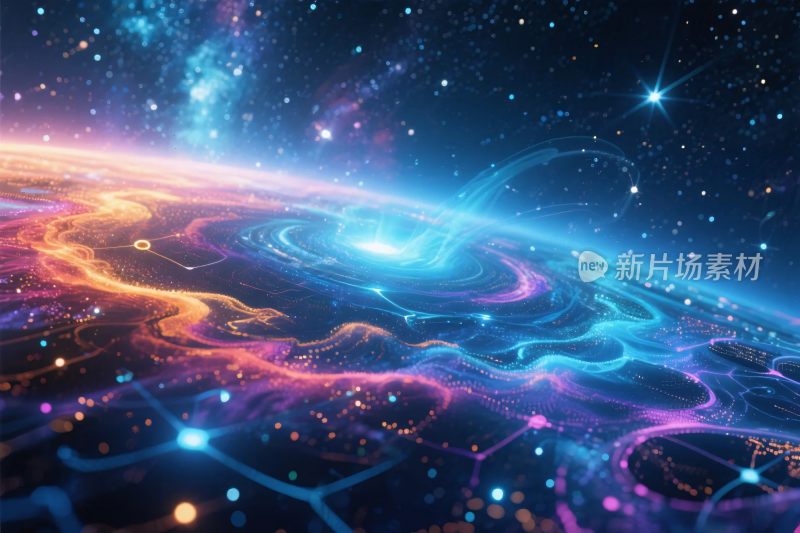 宇宙星空艺术插画