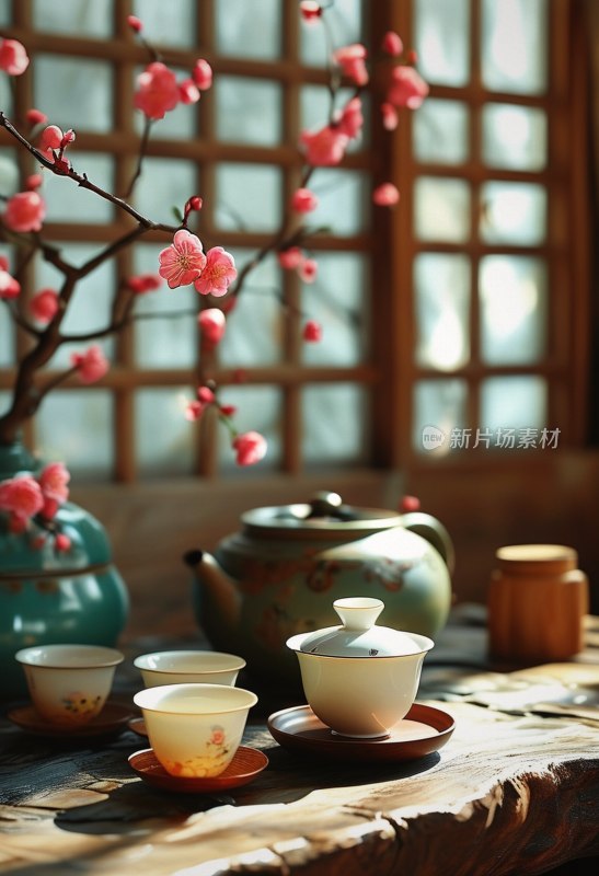 茶艺师泡茶瞬间