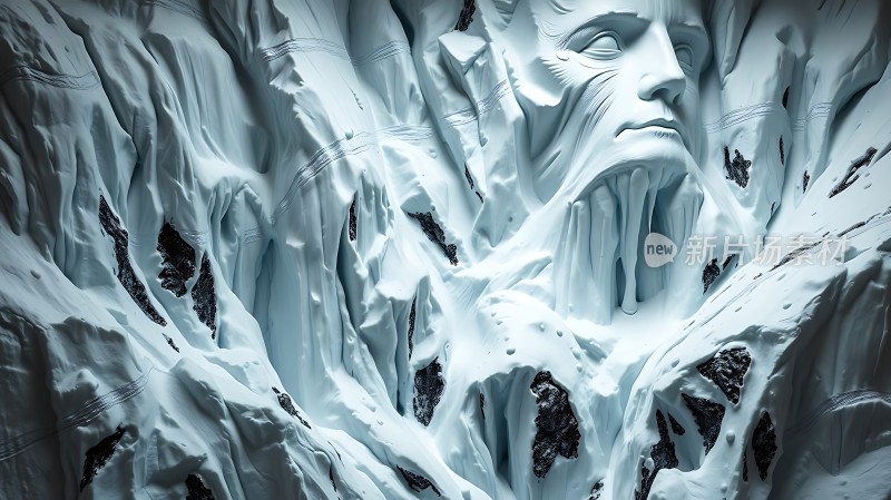 冰雕人脸