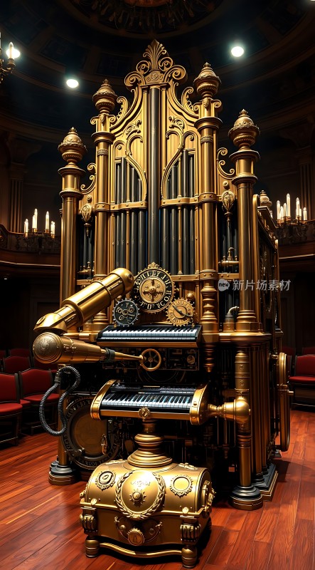 蒸汽朋克风音乐装置