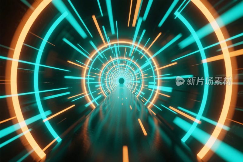 科幻未来感隧道