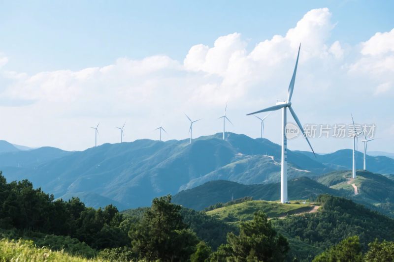 山地风电景观