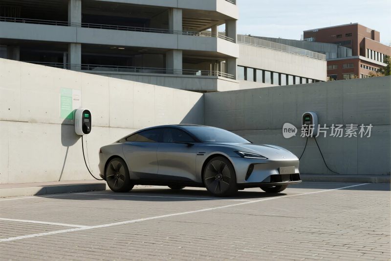 新能源汽车充电场景摄影