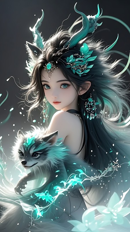 冰蓝仙子与灵狐