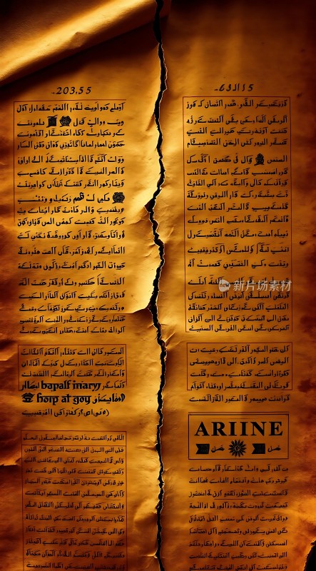 古卷秘文撕裂的历史篇章