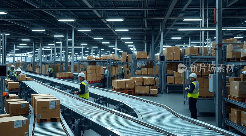 智能物流中心高效运作