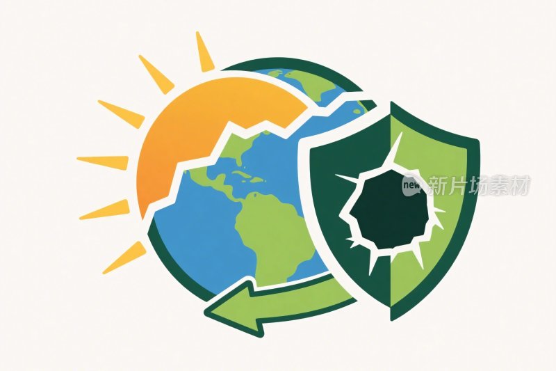 环保地球插画