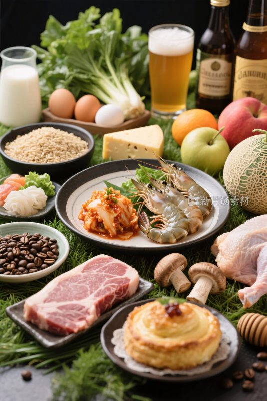 美食食材展示图