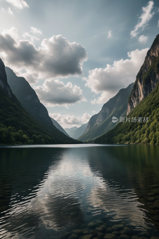 一座山脉高清风景摄影图片