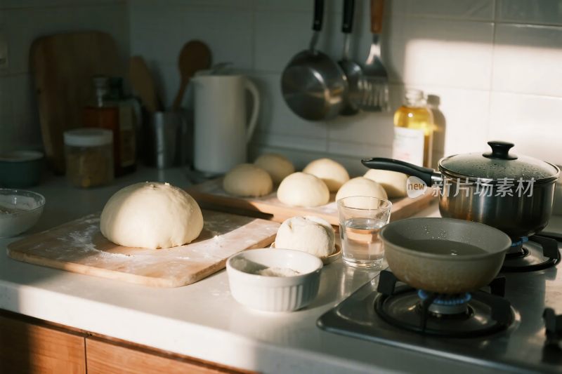 厨房烘焙场景图