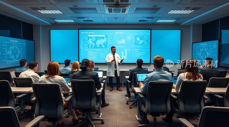 科研人员讲解新成果观众认真聆听