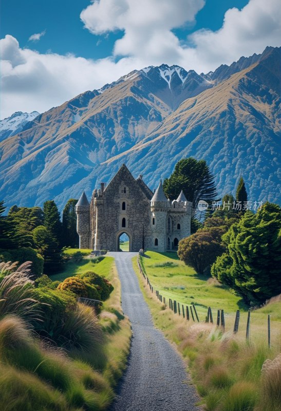 新西兰城堡山景致