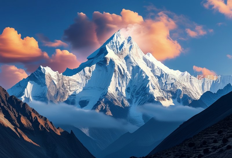 珠峰雪域风光