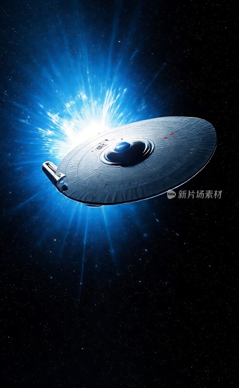 星际飞船启航探索未知宇宙