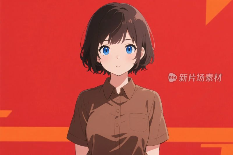 动漫风格女性角色插画