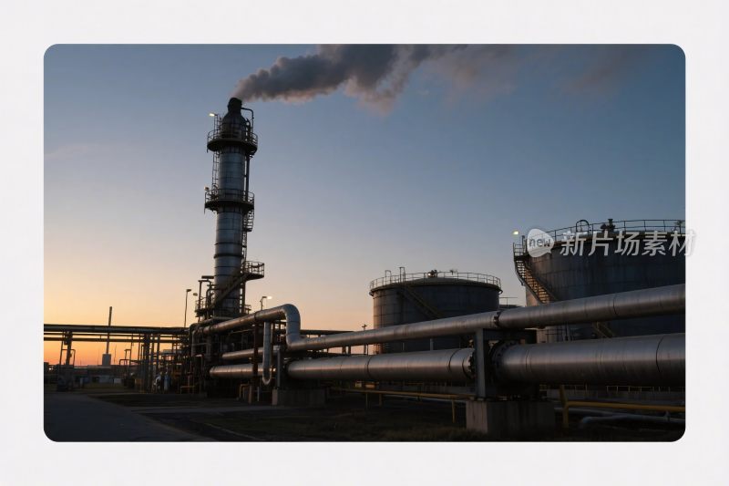 工业设施烟囱场景