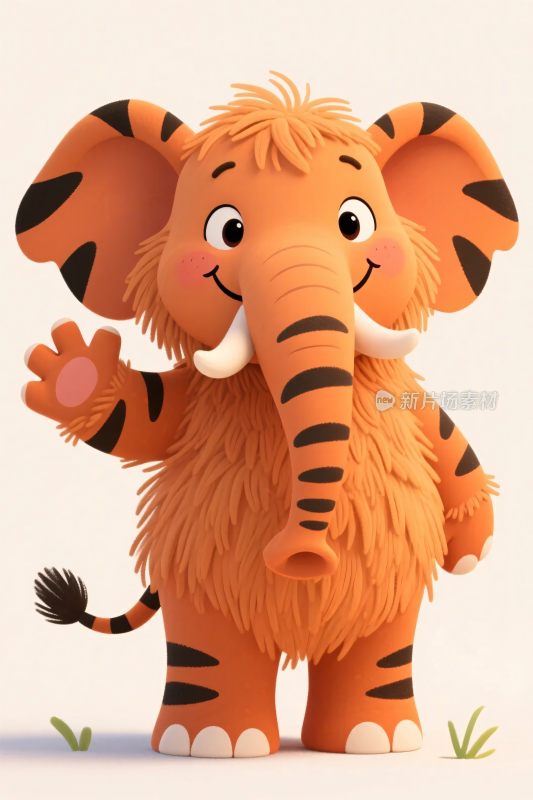 卡通拟人化小象形象