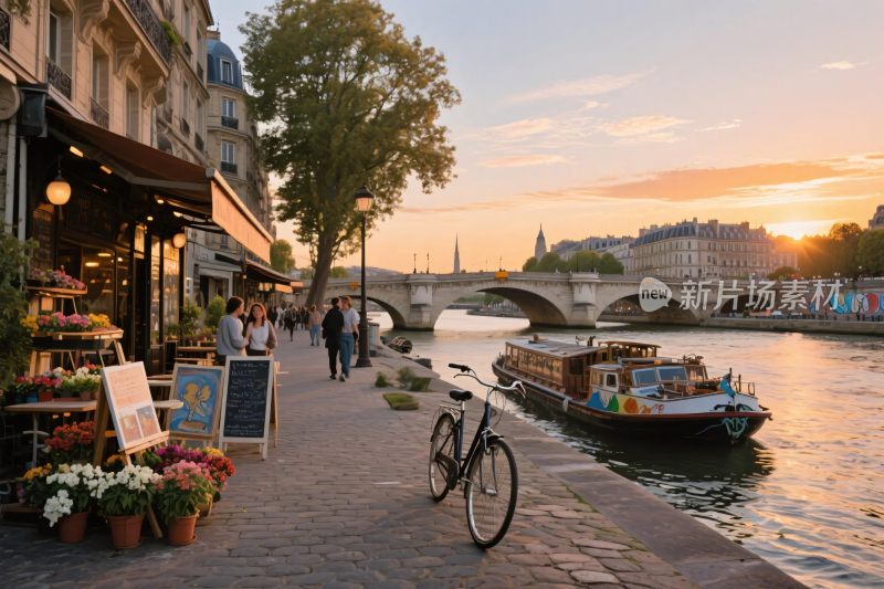 巴黎塞纳河风光