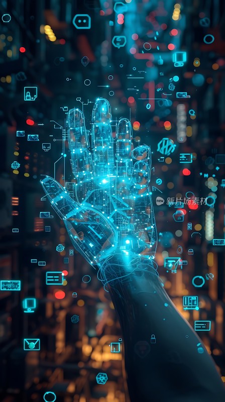 科技之手掌控未来世界