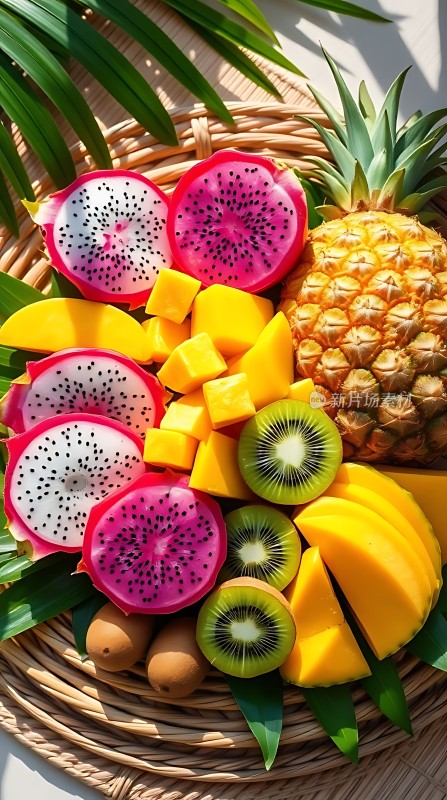 热带水果拼盘